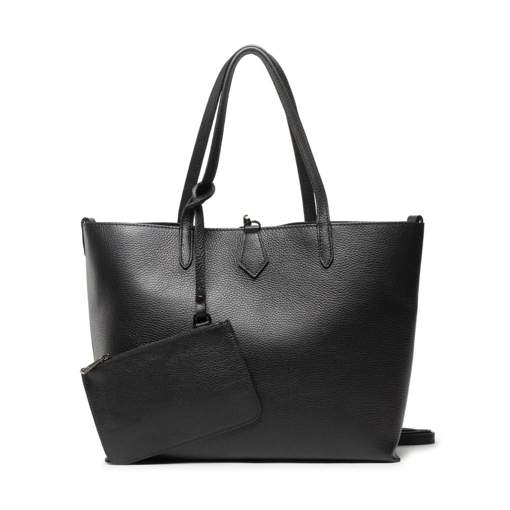 
                      
                        Borsa in vera Pelle "Dama" - Vera pelle Elegante  - Colore Nero
                      
                    