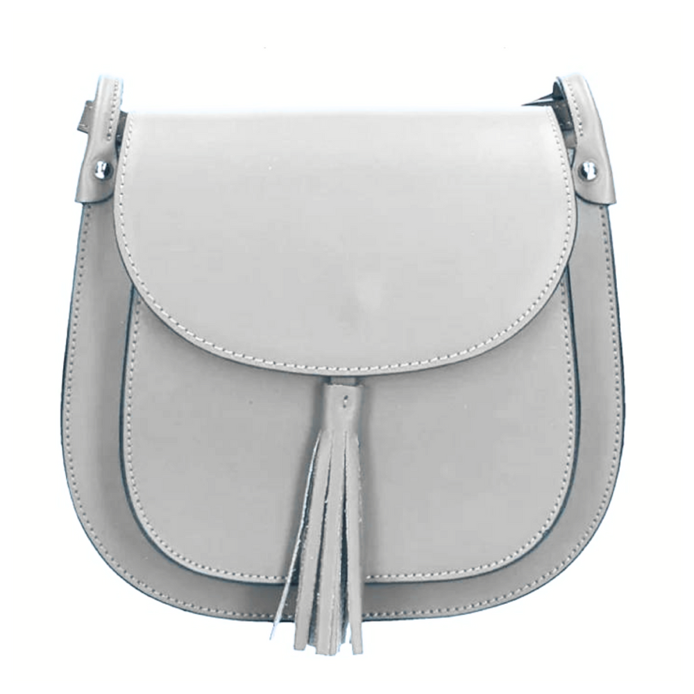 
                      
                        Charm Bolso De Cuero Genuino-Elegante Y Funcional-Color Blanco
                      
                    