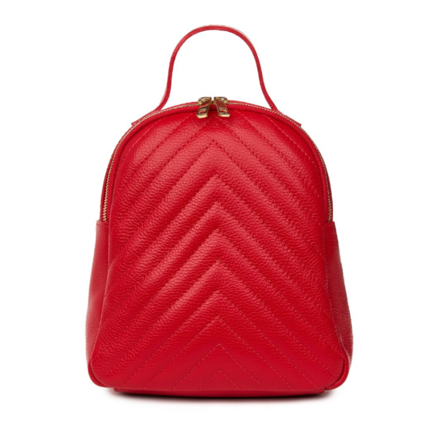 Echtes Leder "Ich sage" Rucksack-Stepp-Rote Farbe