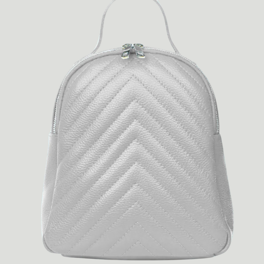 
                      
                        Sac à dos en cuir véritable « Dico » - matelassé - couleur blanche
                      
                    