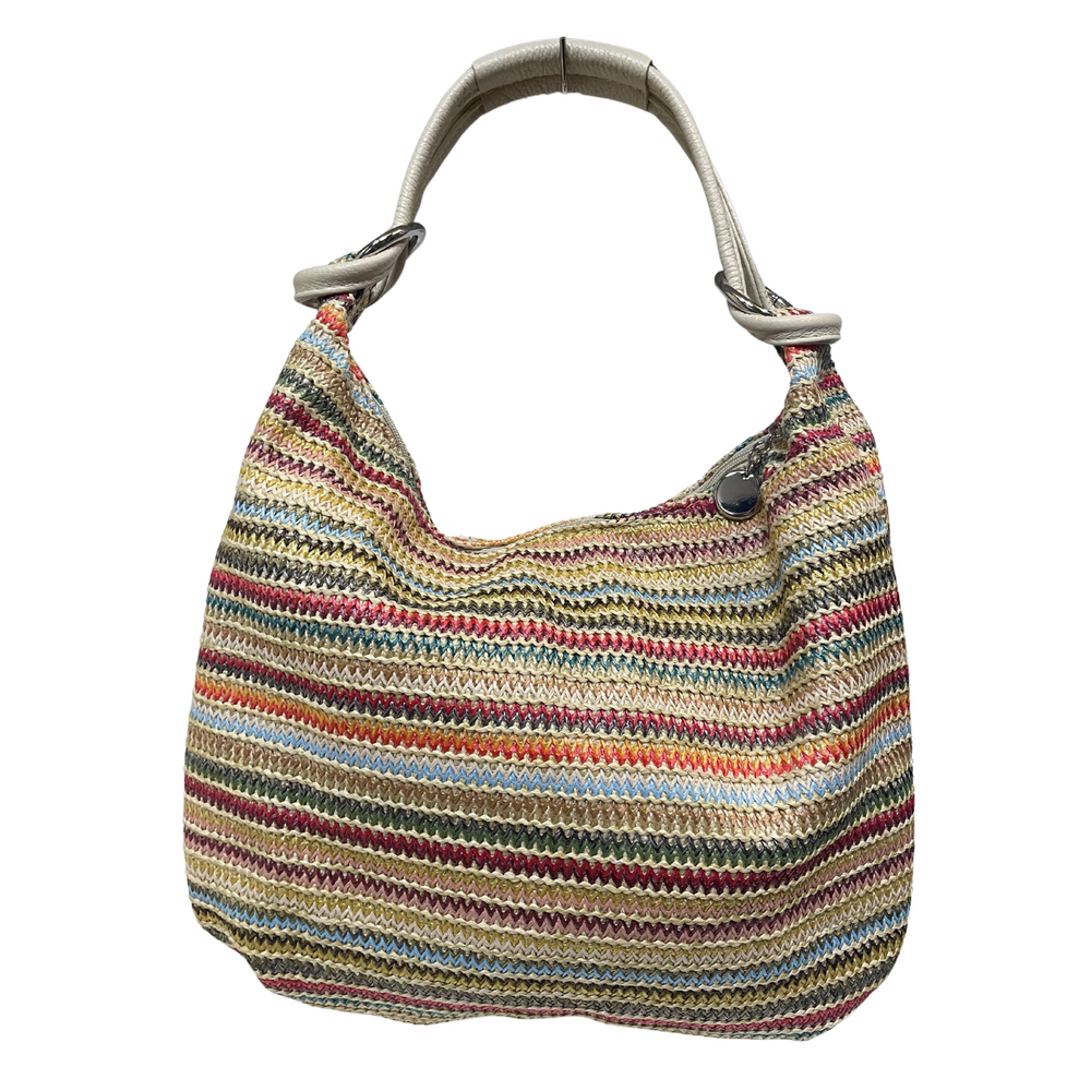 
                      
                        Borsa in vera Pelle "Tropico" - Pelle e Tessuto - Colore Multicolor
                      
                    