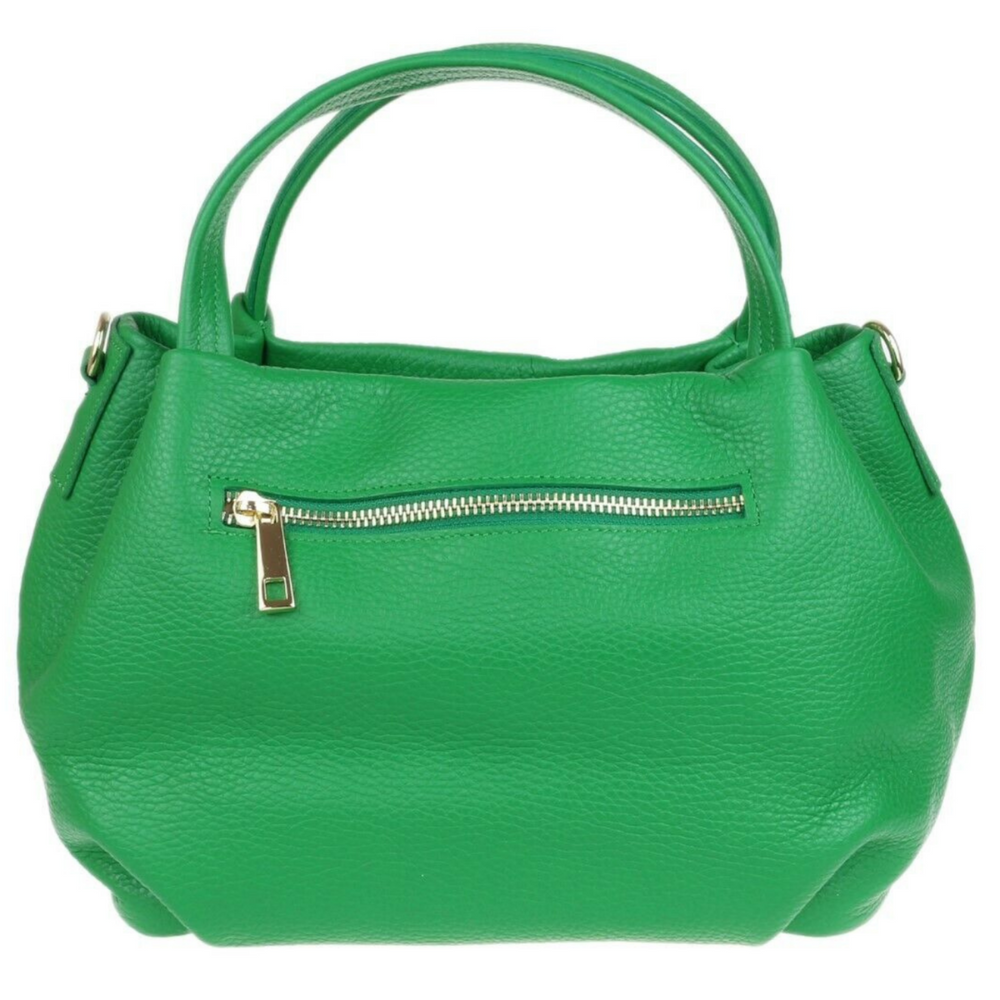 Borsa in vera Pelle "Aurora" - Morbida Pelle - Colore Verde