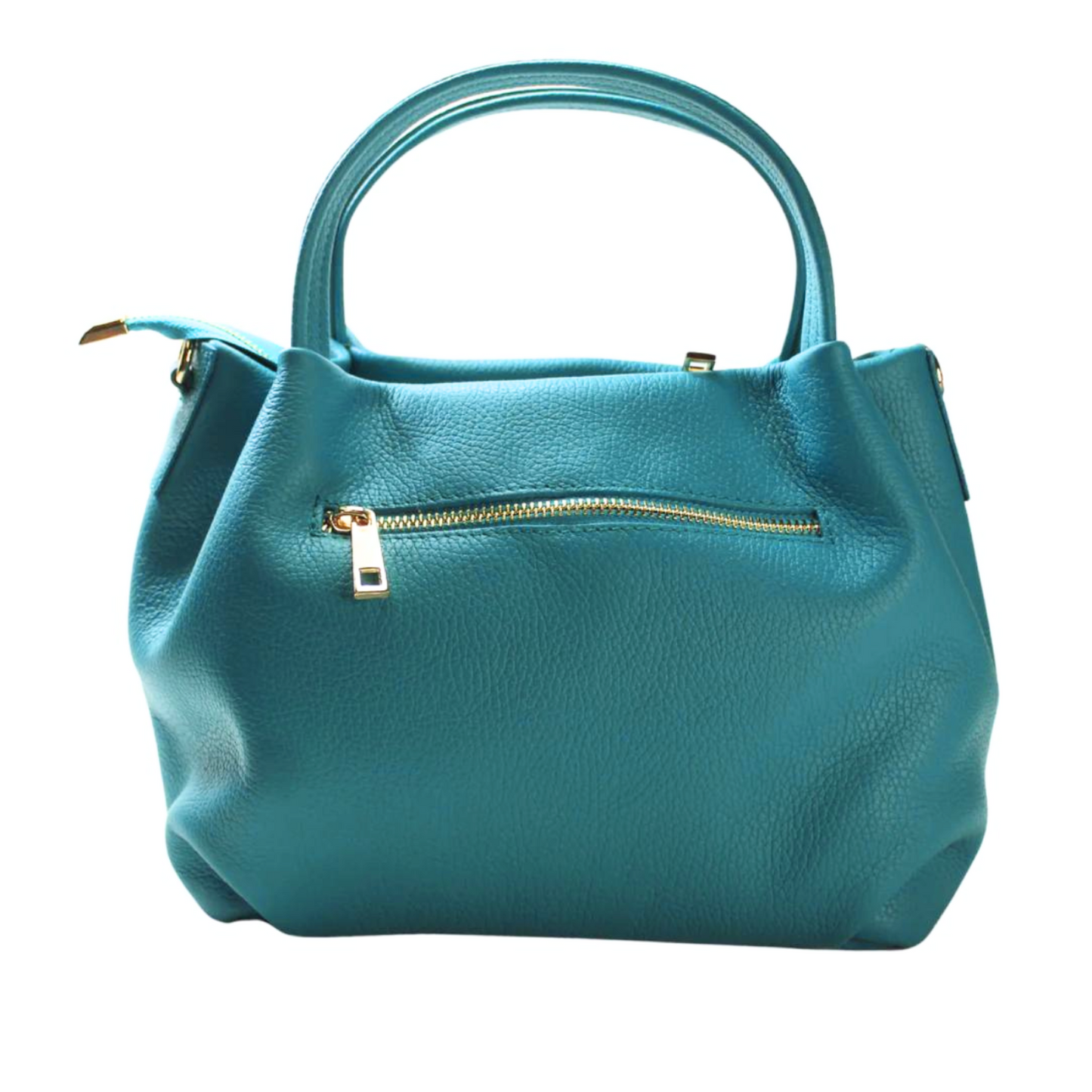 Borsa in vera Pelle "Aurora" - Morbida Pelle - Colore Tiffany