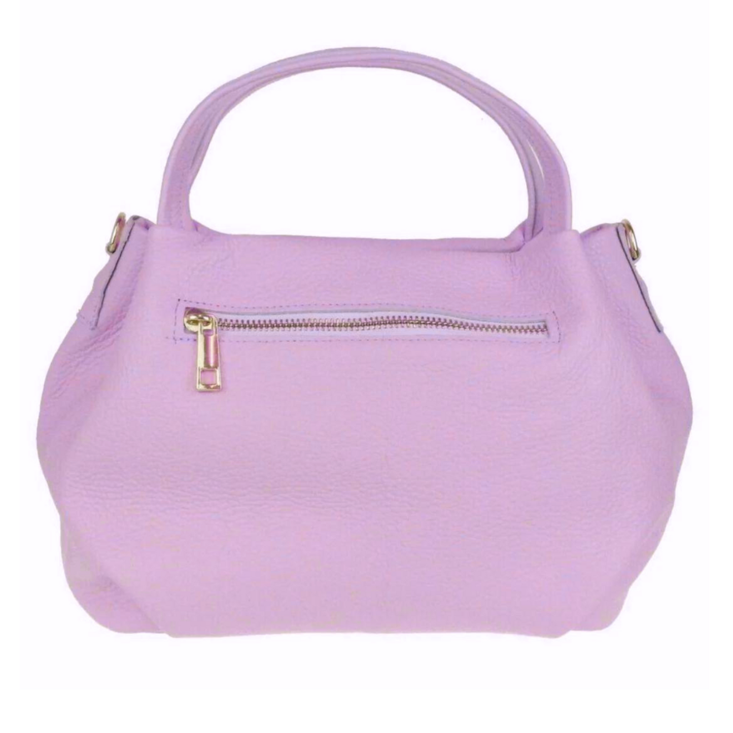 Borsa in vera Pelle "Aurora" - Morbida Pelle - Colore Lilla