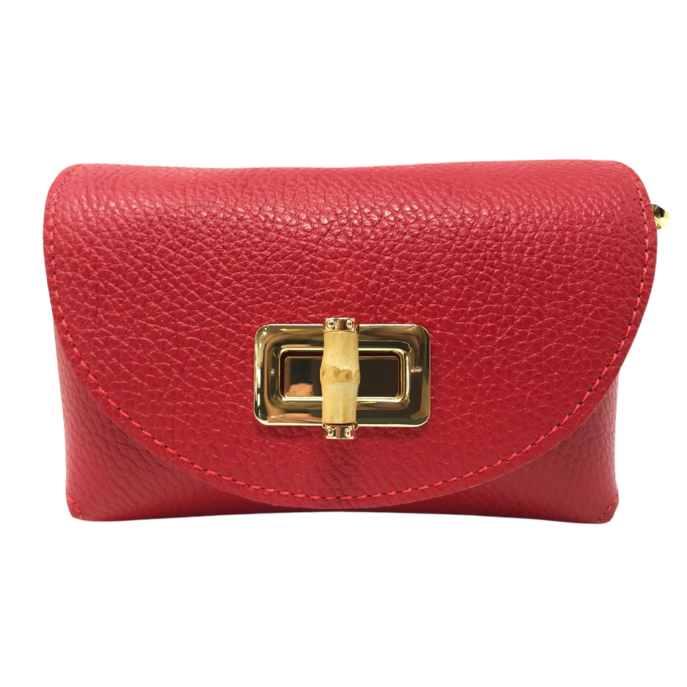 
                      
                        Borsa in vera Pelle "Chicca" - Mini Bags - Colore Rosso
                      
                    