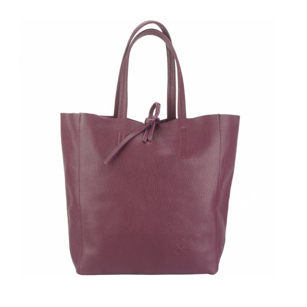 
                      
                        Borsa in vera Pelle "Maria" - Shopper Morbida Pelle a spalla capiente - Colore Bordeaux
                      
                    