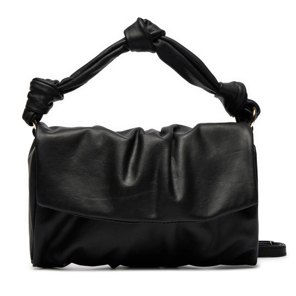 
                      
                        Borsa in vera Pelle "Penelope" - Morbida pelle increspata alta qualità - Colore Nero
                      
                    