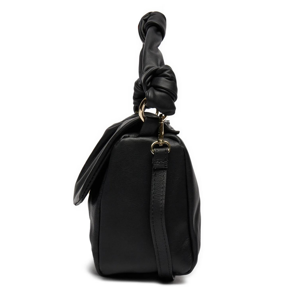 
                      
                        Borsa in vera Pelle "Penelope" - Morbida pelle increspata alta qualità - Colore Nero
                      
                    