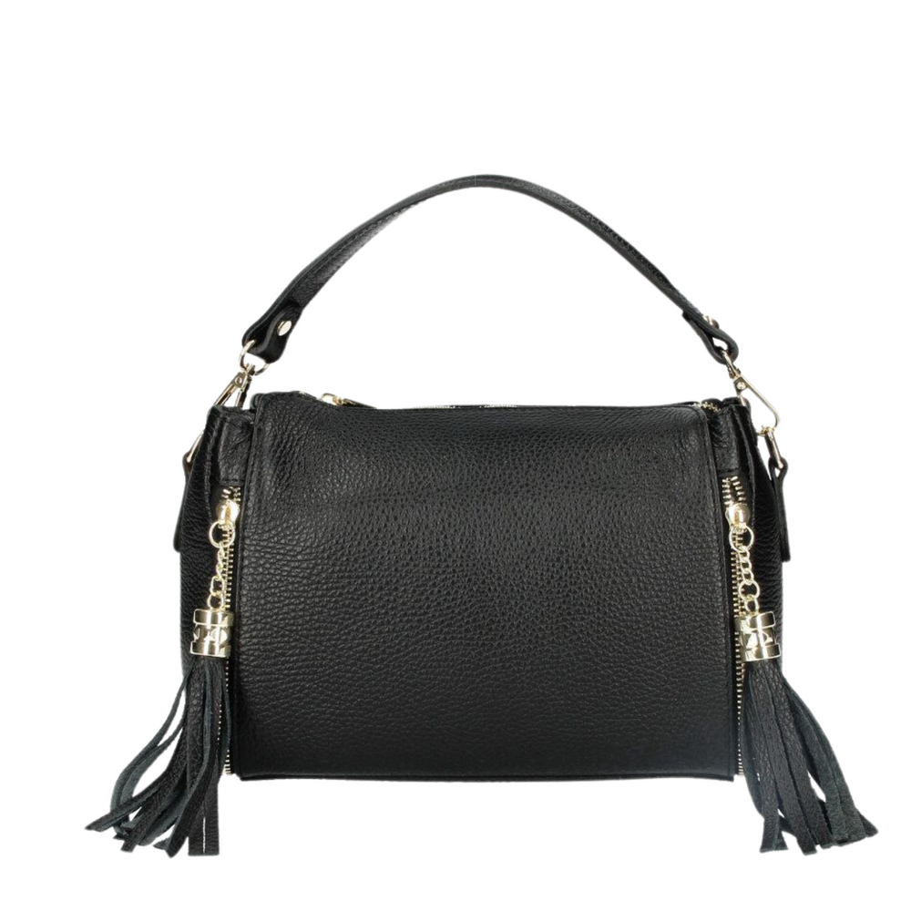 
                      
                        Borsa in vera Pelle "Petra" - Elegante Bauletto - Colore Nero
                      
                    