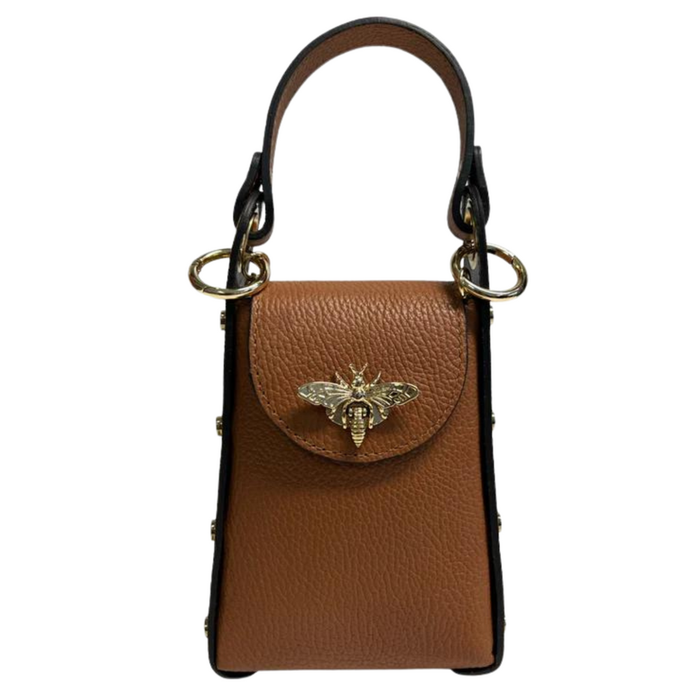 Borsa in vera Pelle "Verve" - Mini Bags Moscettone Ape