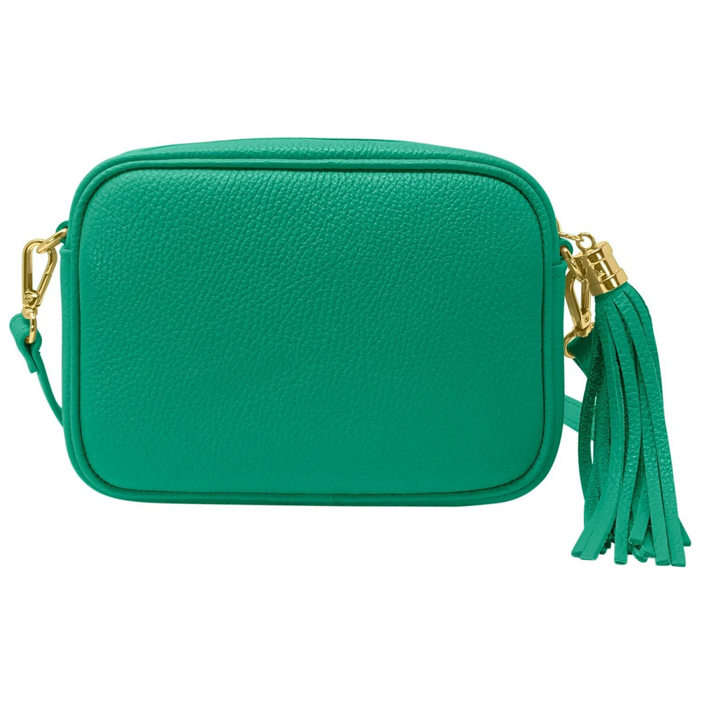 Borsa in vera Pelle "Lyra" - Pochette con Pendolo - Colore Verde