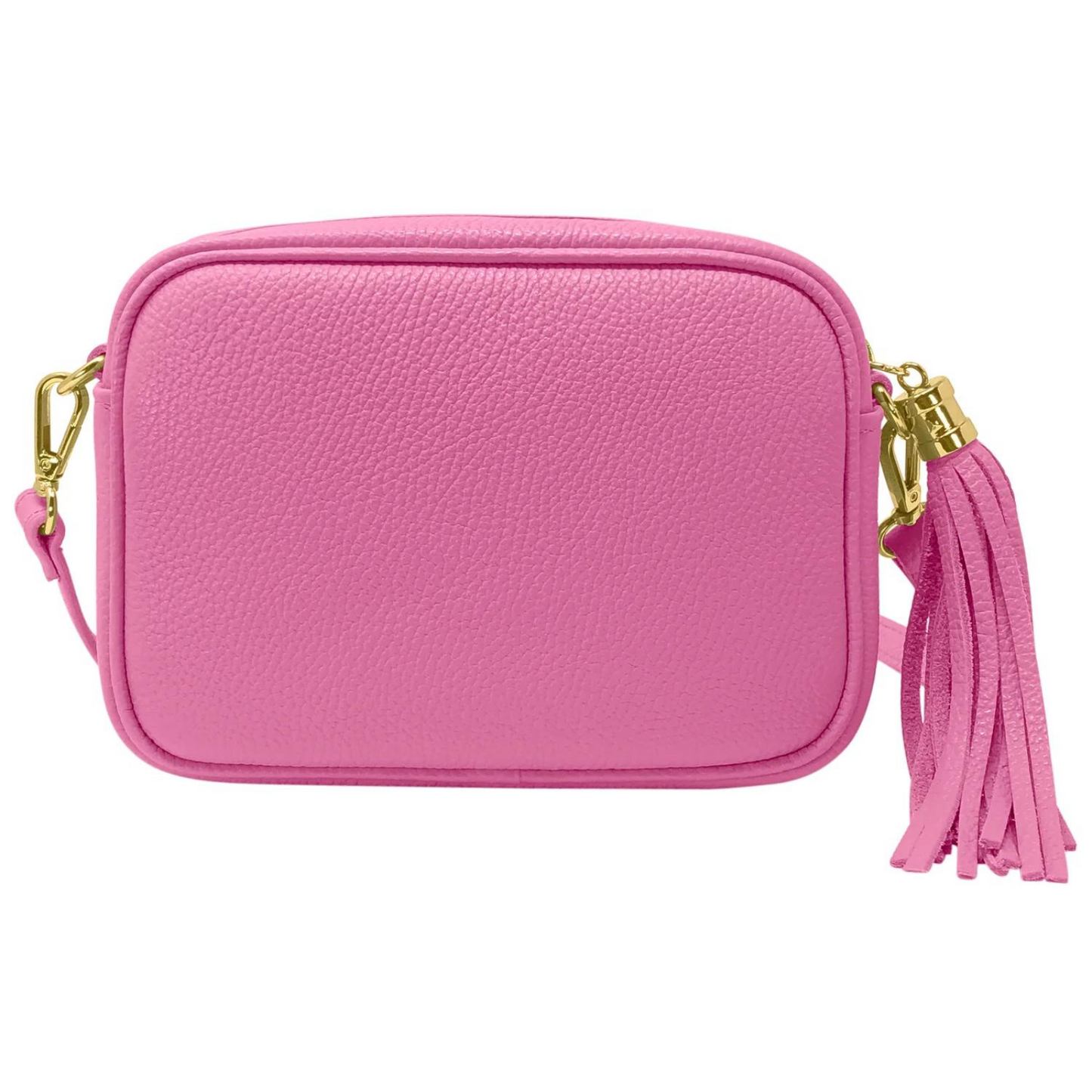 Borsa in vera Pelle "Lyra" - Pochette con Pendolo - Colore Rosa Bubble