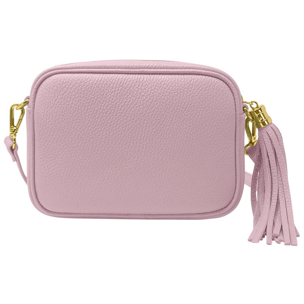 Borsa in vera Pelle "Lyra" - Pochette con Pendolo - Colore Lilla