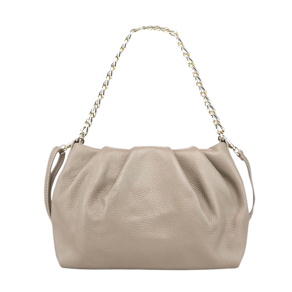 Borsa in vera Pelle "Ondina" - Morbidissima pelle - Colore Beige