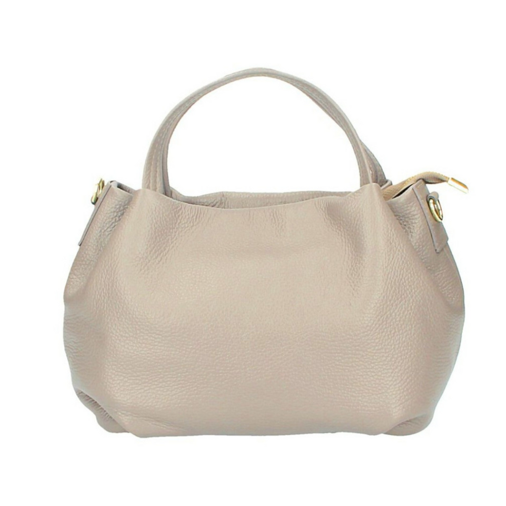 Borsa in vera Pelle "Aurora" - Morbida Pelle - Colore Beige