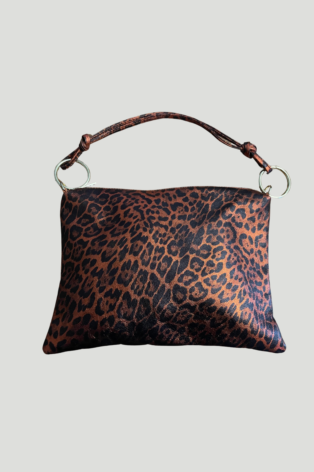 Borsa in vera Pelle "Nives" - Capiente Busta e pochette in pelle - Colore Animalier