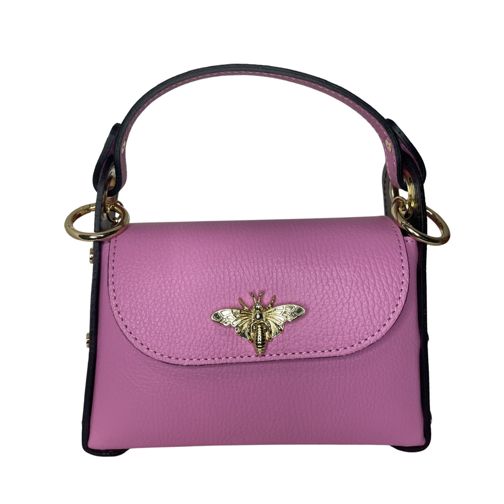 
                      
                        Borsa in vera Pelle "Siren" - Mini Bag Moschettone Ape
                      
                    