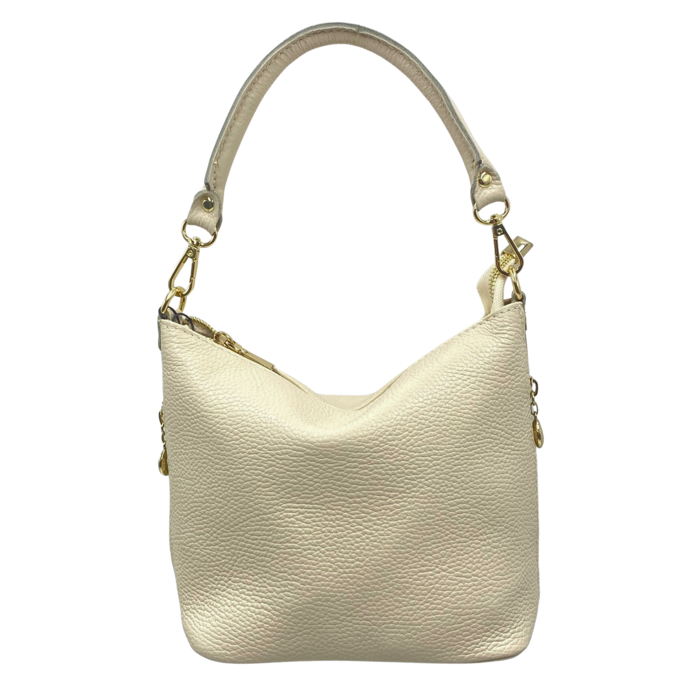 Borsa in vera Pelle "Iris" - Pelle Dollaro Alta Qualità - Colore Beige